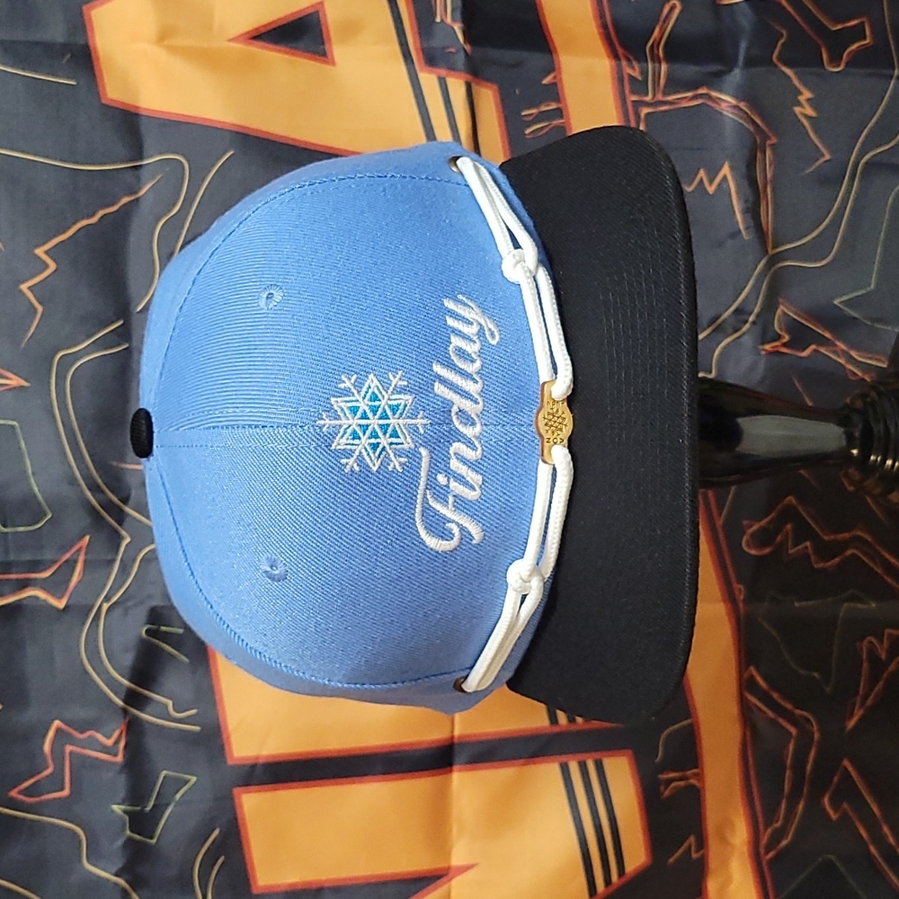 Findlay Hats November 2021 HOTM Snapback Baby Blue Black White